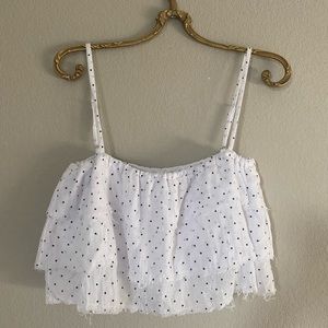 Polka Dot Cropped Top